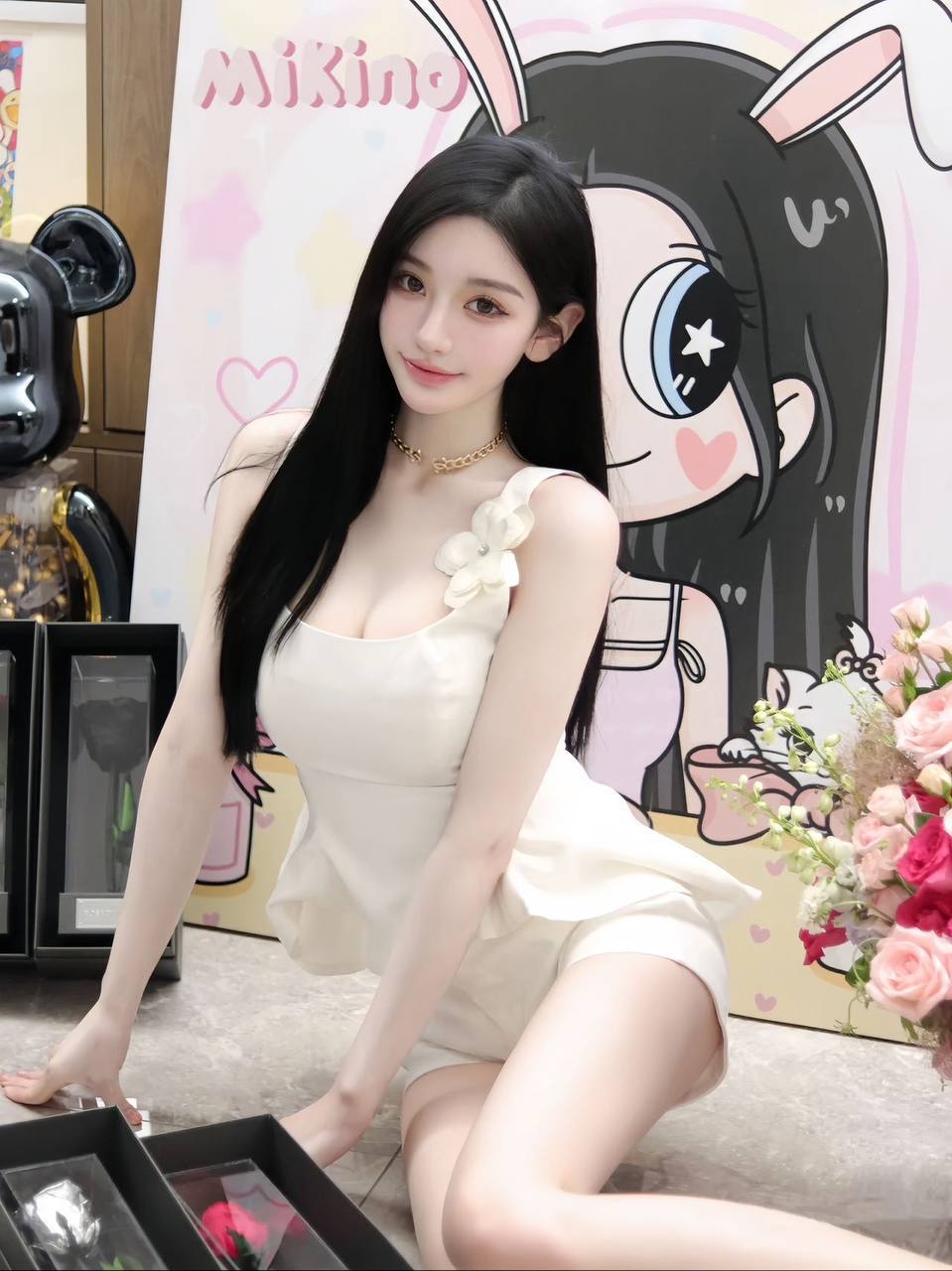 上海品茶外卖工作室茶艺师何若清形象照